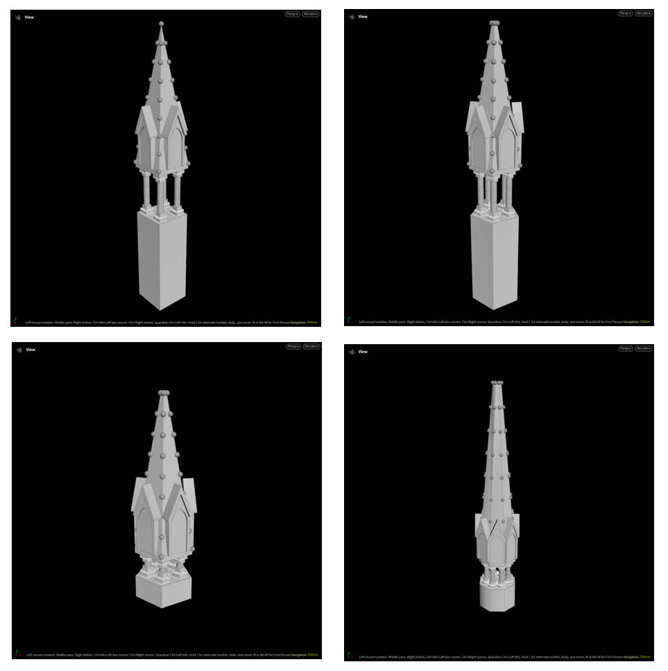 Procedural Gothic Cathedral - 12